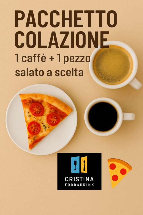 Pacchetto colazione salata con cappuccino e panino salato – Cristina Food&Drink