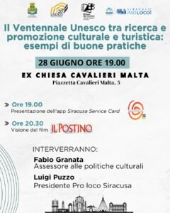 Ventennale UNESCO e Presentazione SSC APP