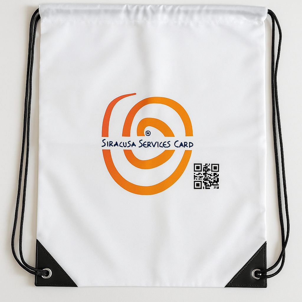 Zainetto sacca Siracusa Services Card