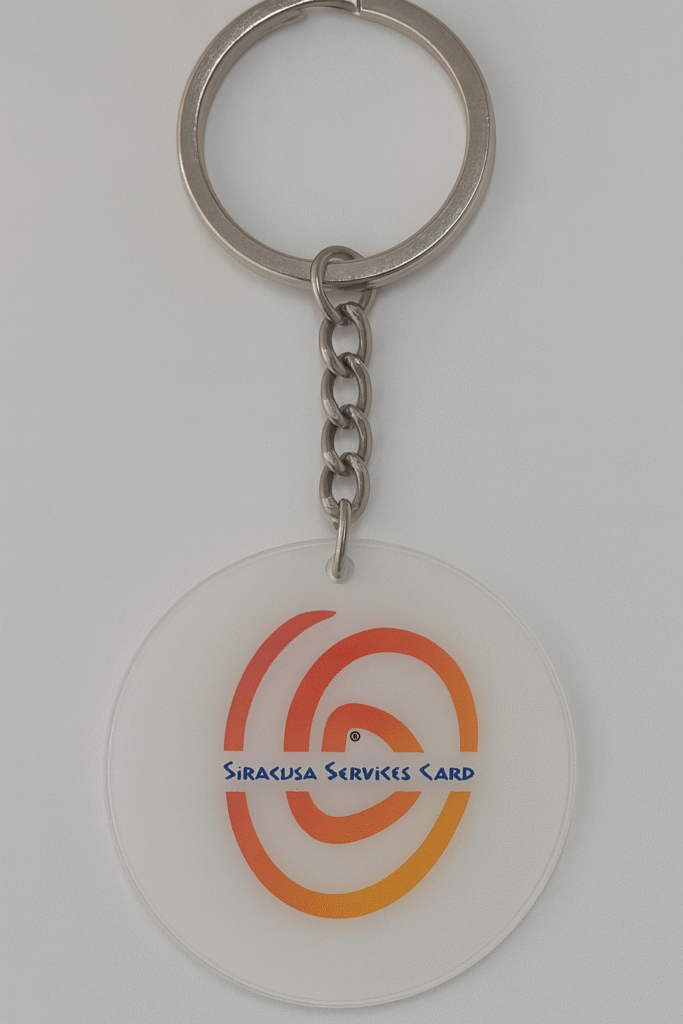 Portachiave Siracusa Services Card – fronte